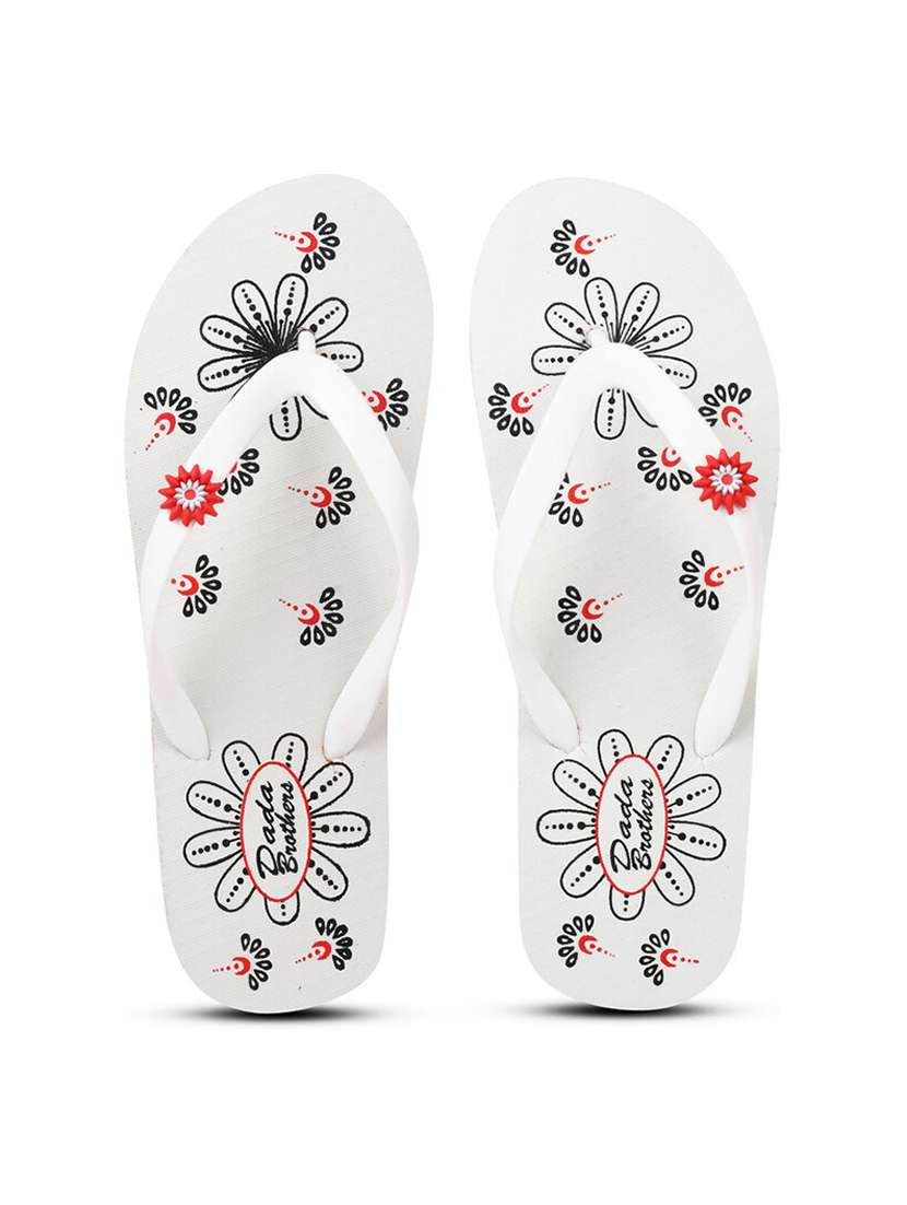 multi colored rubber slippers flip flops - 21099773 -  Standard Image - 3