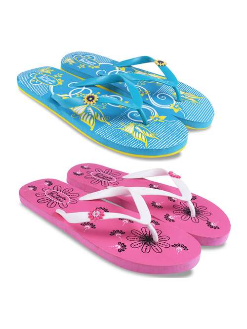 women printed slippers flip flop - 21099774 -  Standard Image - 0