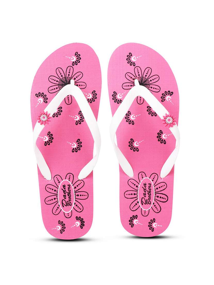 women printed slippers flip flop - 21099774 -  Standard Image - 3
