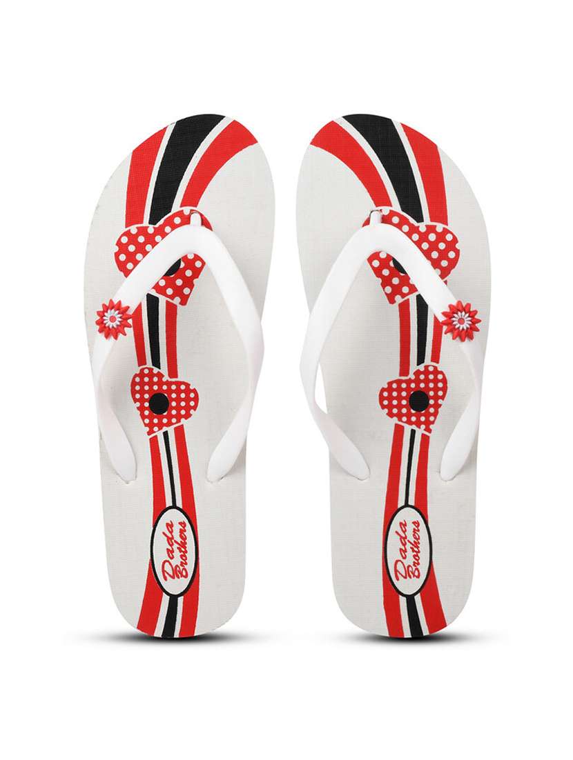 multi colored rubber slippers flip flops - 21099778 -  Standard Image - 3