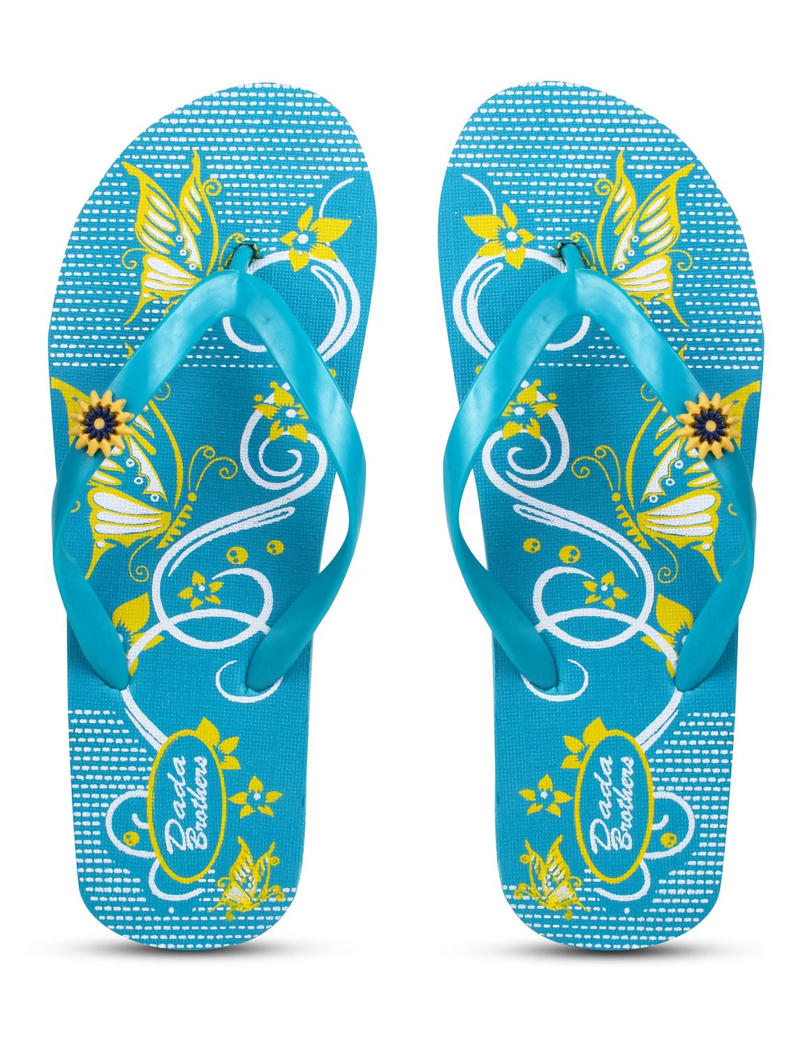 women printed slippers flip flop - 21099787 - Standard Image - 5