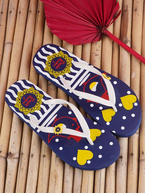 women printed slippers flip flop - 21099791 - Standard Image - 0