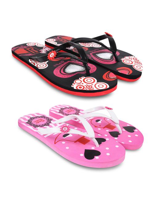 multi colored rubber slippers flip flops - 21099856 - Standard Image - 0