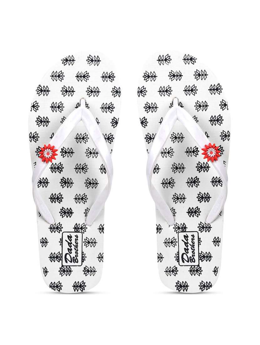 multicolored printed set of 2 slippers flip flop - 21099973 -  Standard Image - 3