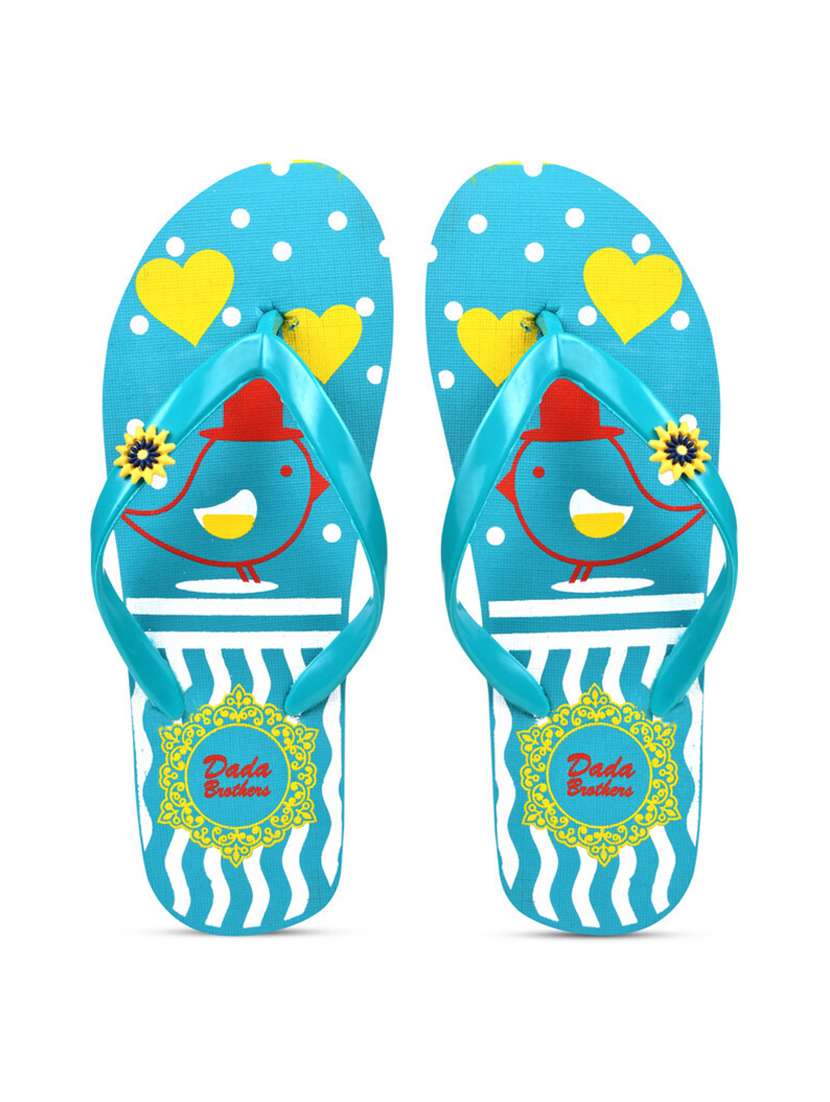 multicolored printed set of 2 slippers flip flop - 21099981 -  Standard Image - 3