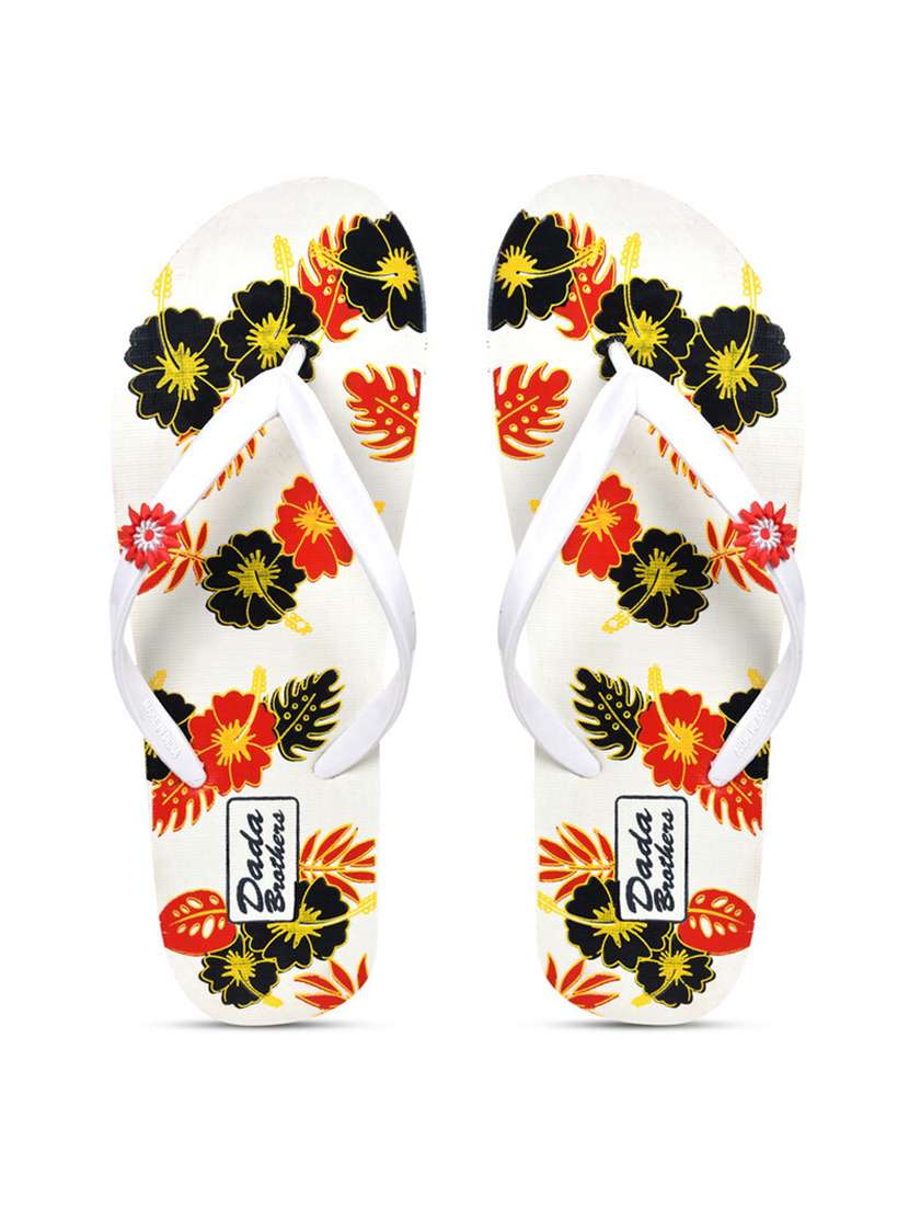 multicolored printed set of 2 slippers flip flop - 21099982 -  Standard Image - 3