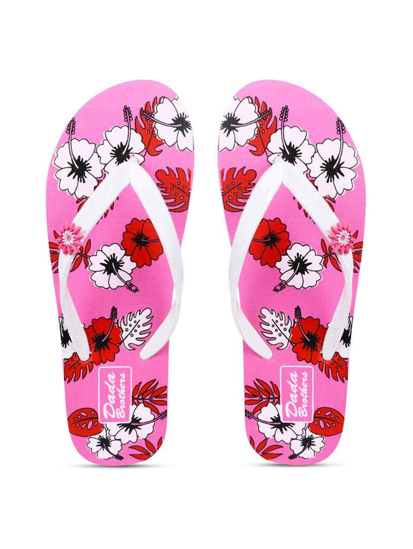 multicolored printed set of 2 slippers flip flop - 21099983 - Standard Image - 3