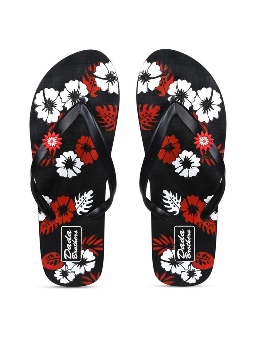 multicolored printed set of 2 slippers flip flop - 21099985 -  Standard Image - 3