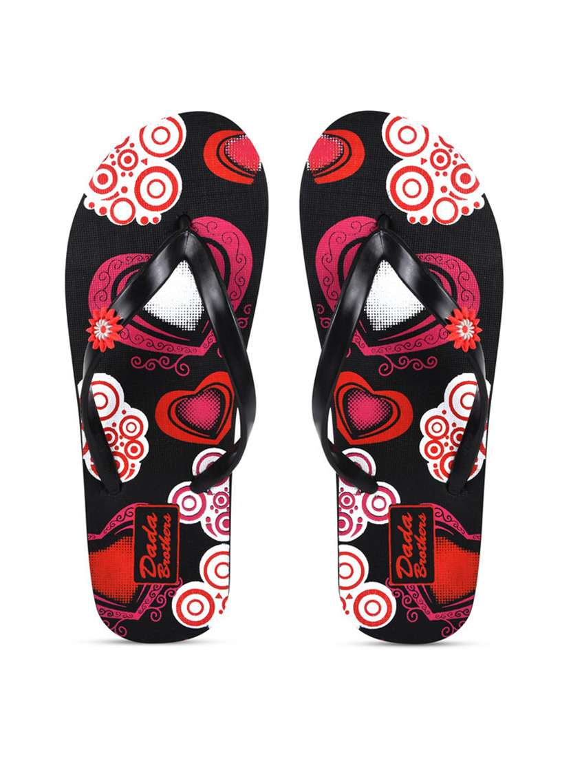 multicolored printed set of 2 slippers flip flop - 21099990 -  Standard Image - 3