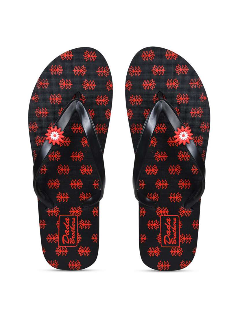 multicolored printed set of 2 slippers flip flop - 21100031 -  Standard Image - 3
