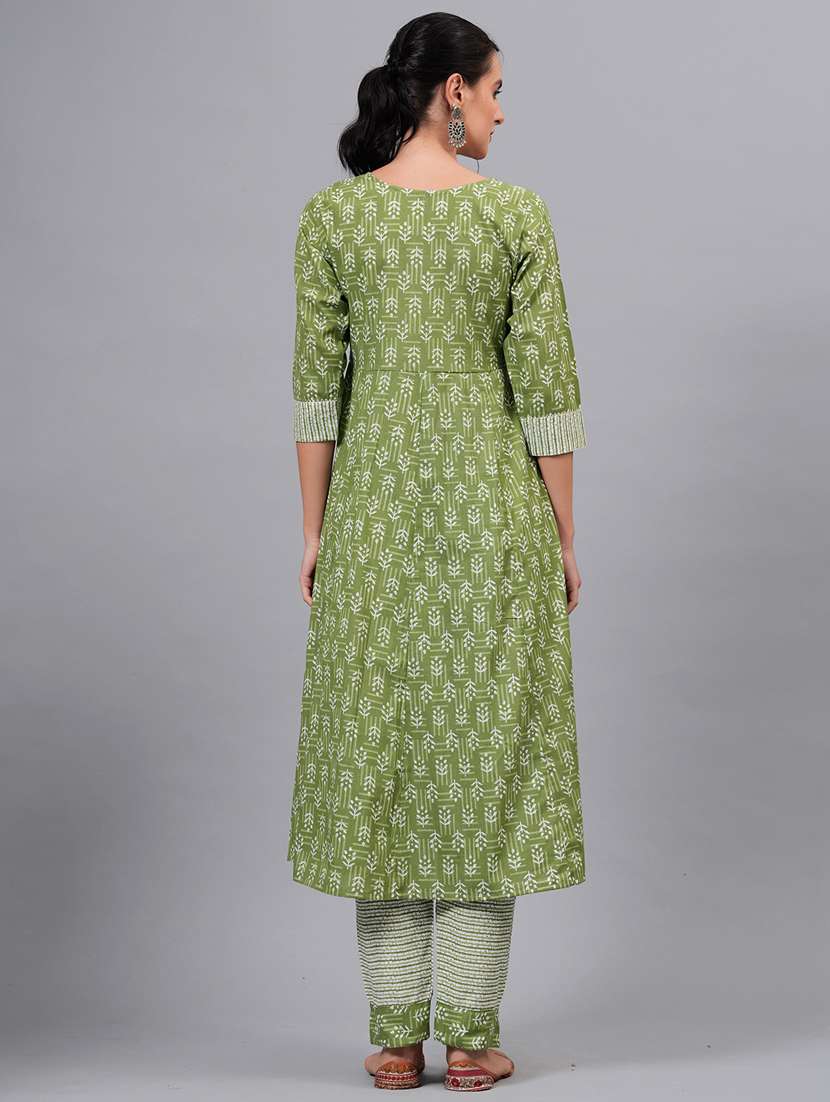 women printed kurta pant with dupatta set - 21100081 - Standard Image - 3