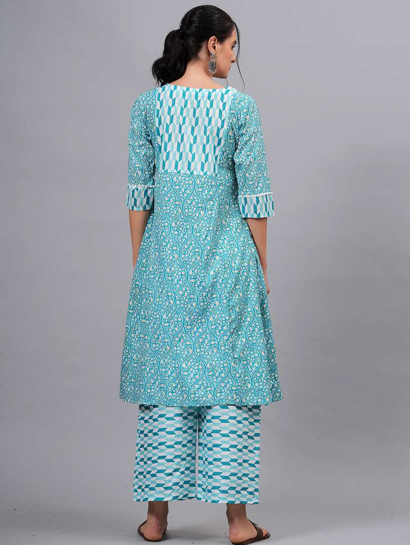 women printed kurta pant with dupatta set - 21100088 - Standard Image - 3