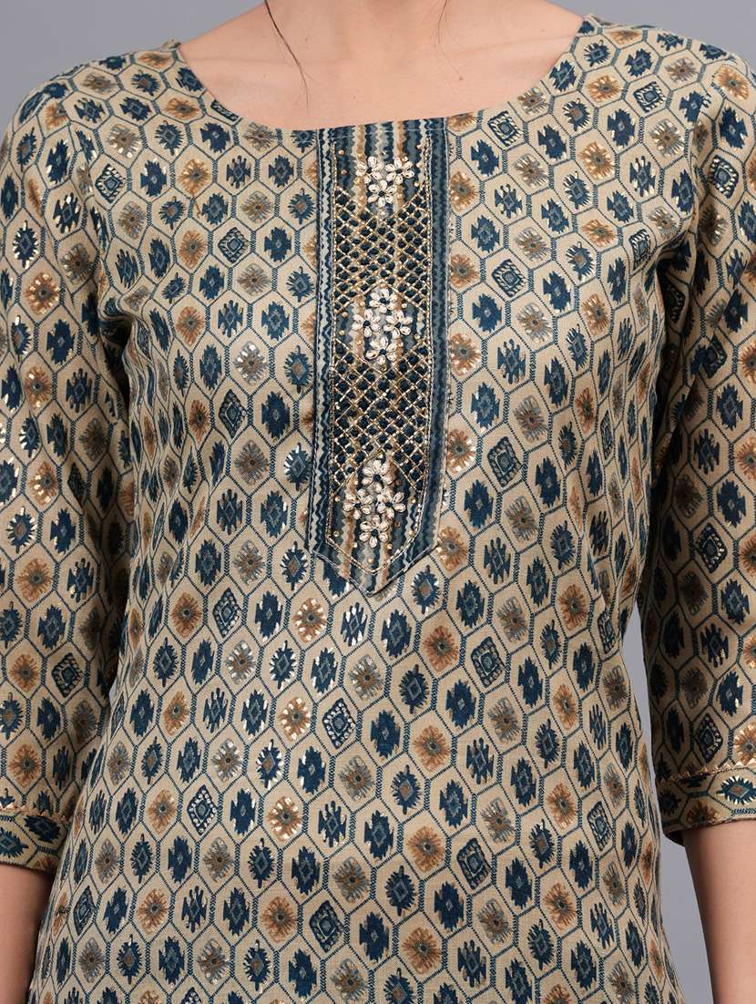 women printed kurta bottom with dupatta set - 21100092 - Standard Image - 5