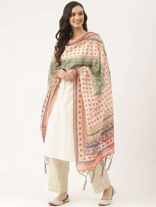 women printed dupatta - 21100772 - Standard Image - 0