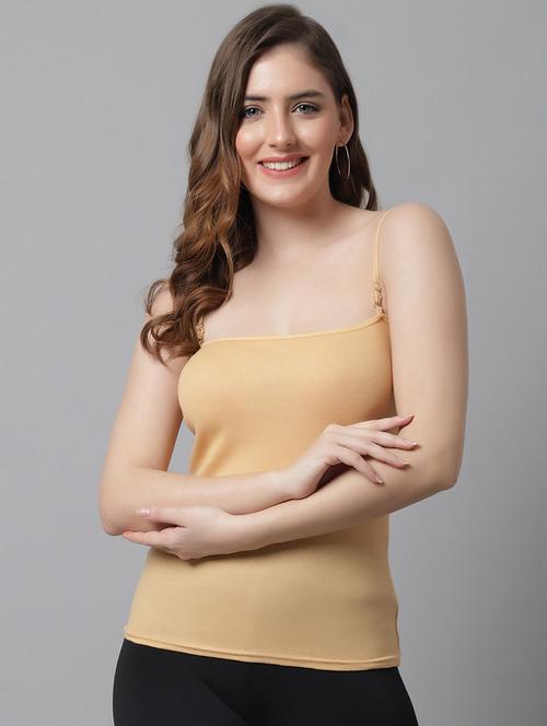 women solid color cotton camisole - 21100910 -  Standard Image - 0