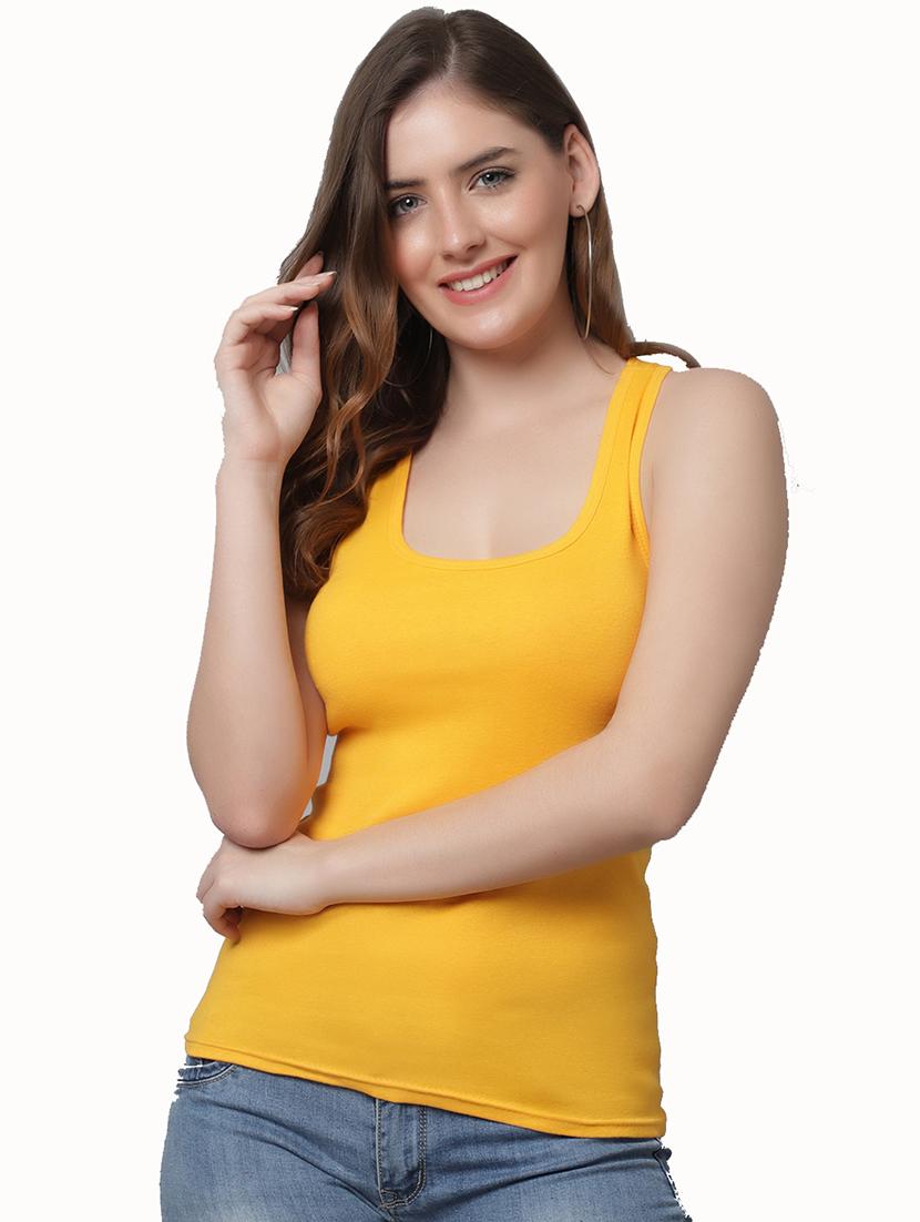 women solid sleeveless camisole