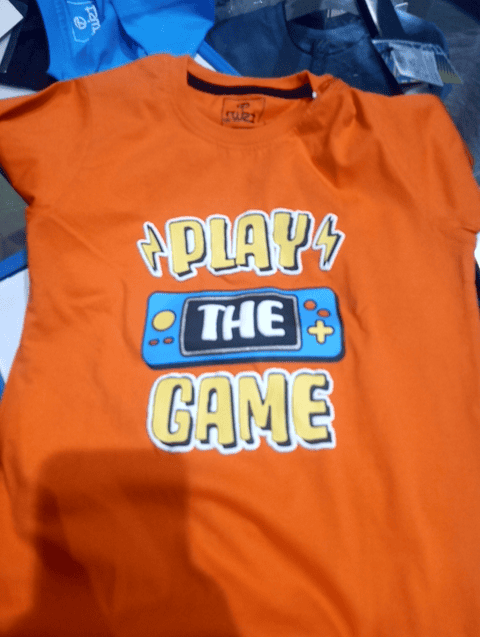 orange cotton single jersey tshirt - 21101706 -  Standard Image - 0