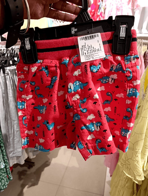 coral cotton shorts & three fourth - 21101728 - Zoom Image - 0