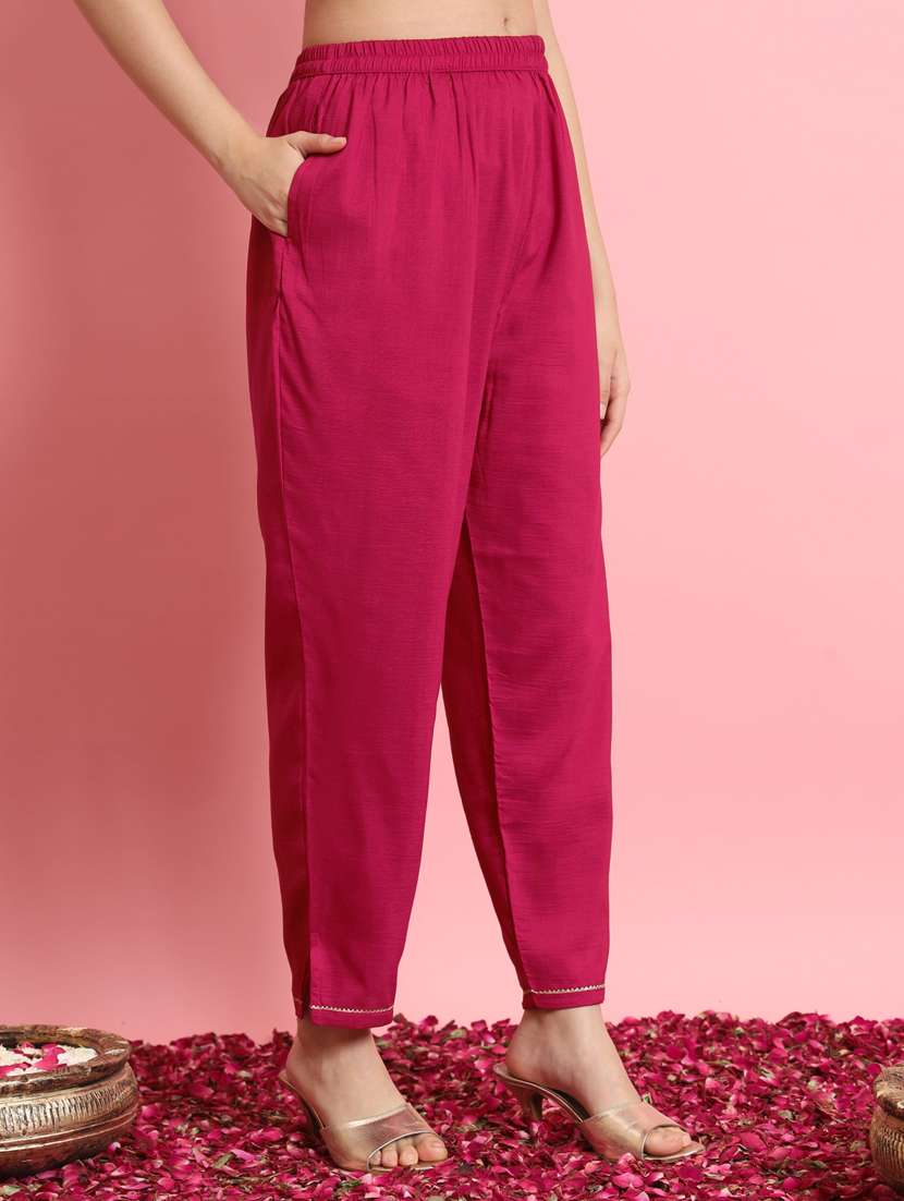 women three quarter sleeve kurta pant with dupatta set - 21102156 -  Standard Image - 3