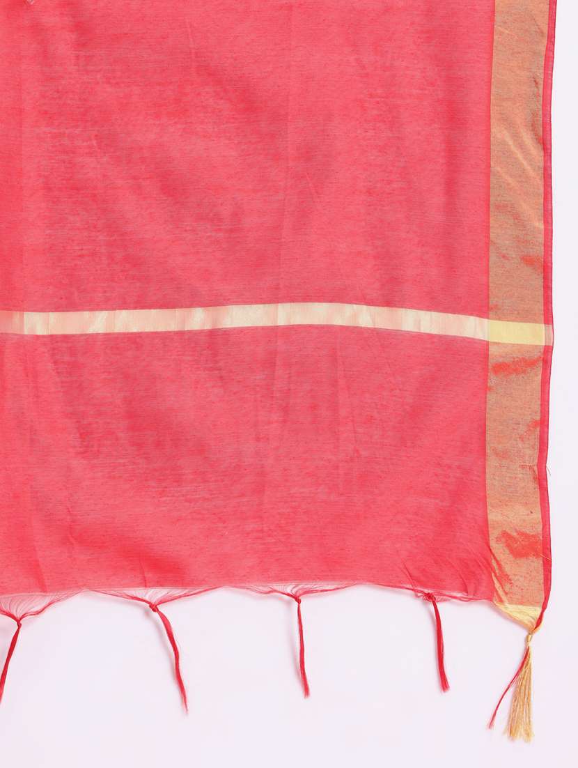 women embroidered kurta bottom with dupatta suit set - 21102182 -  Standard Image - 5