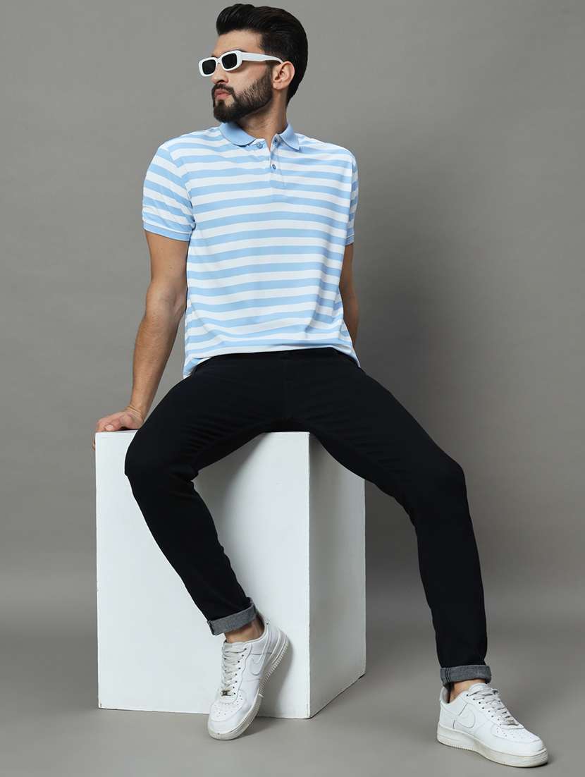 men striped polo t-shirt - 21102247 - Standard Image - 3