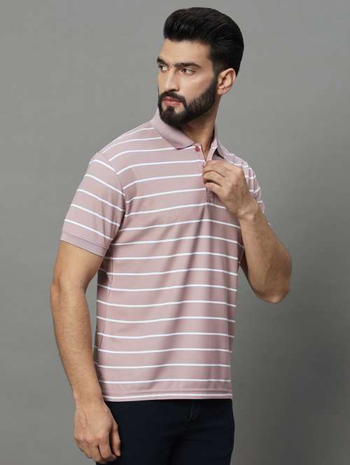 men striped polo t-shirt - 21102260 -  Standard Image - 0