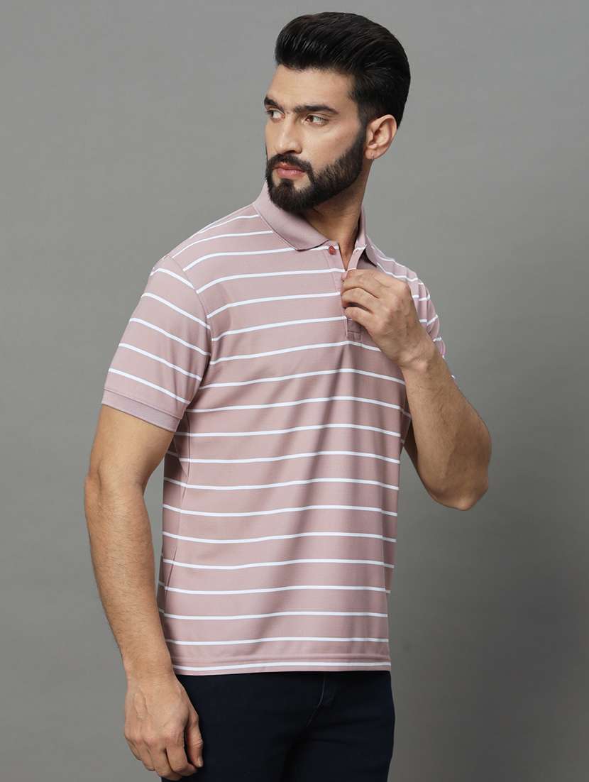 men striped polo t-shirt - 21102260 -  Zoom Image - 0
