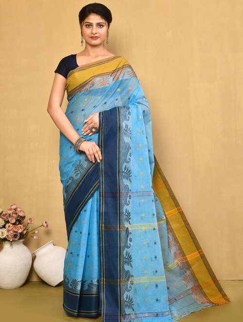 women self design handloom saree - 21103246 - Standard Image - 0