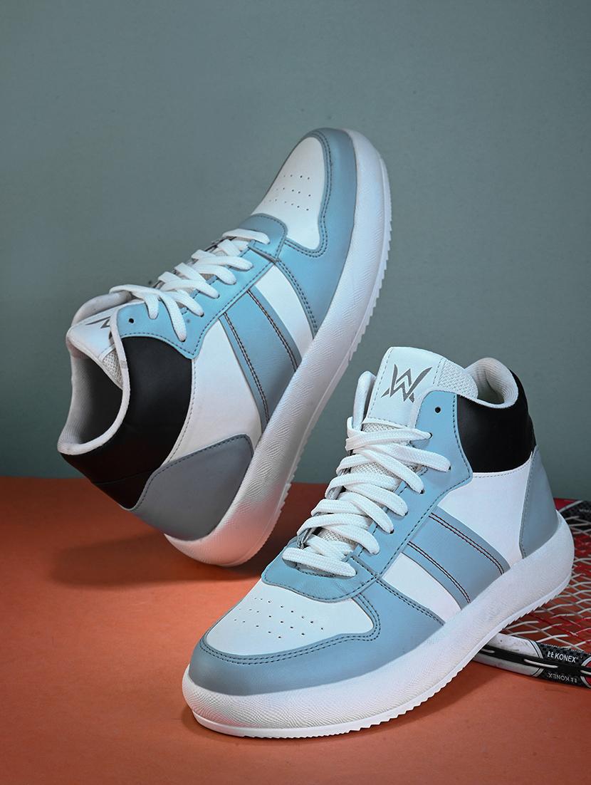 men color block lace up sneaker