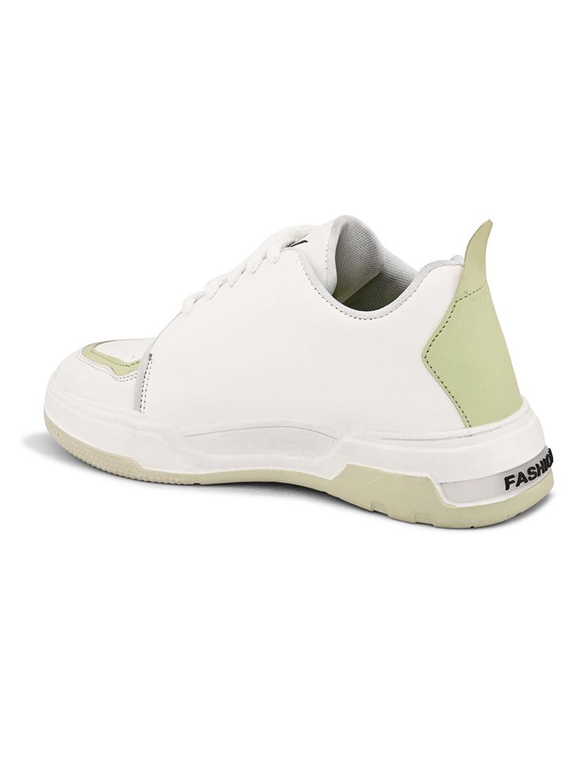 men white lace up sneaker - 21104034 - Standard Image - 3