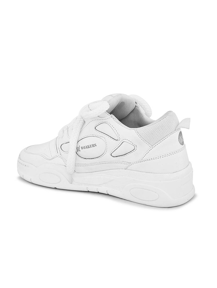 men solid lace up sneaker - 21104043 - Standard Image - 3