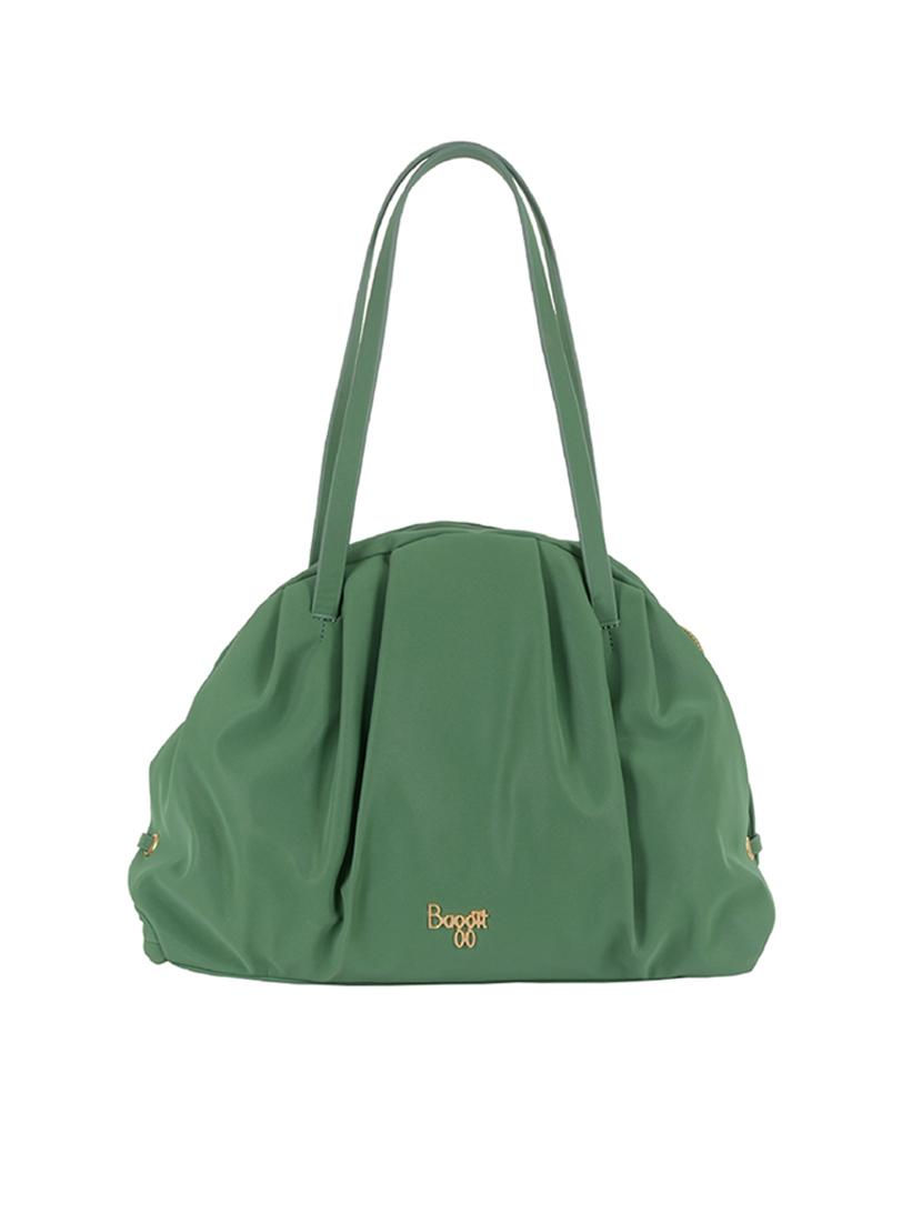 solid green detailed handbag - 21107283 -  Zoom Image - 0