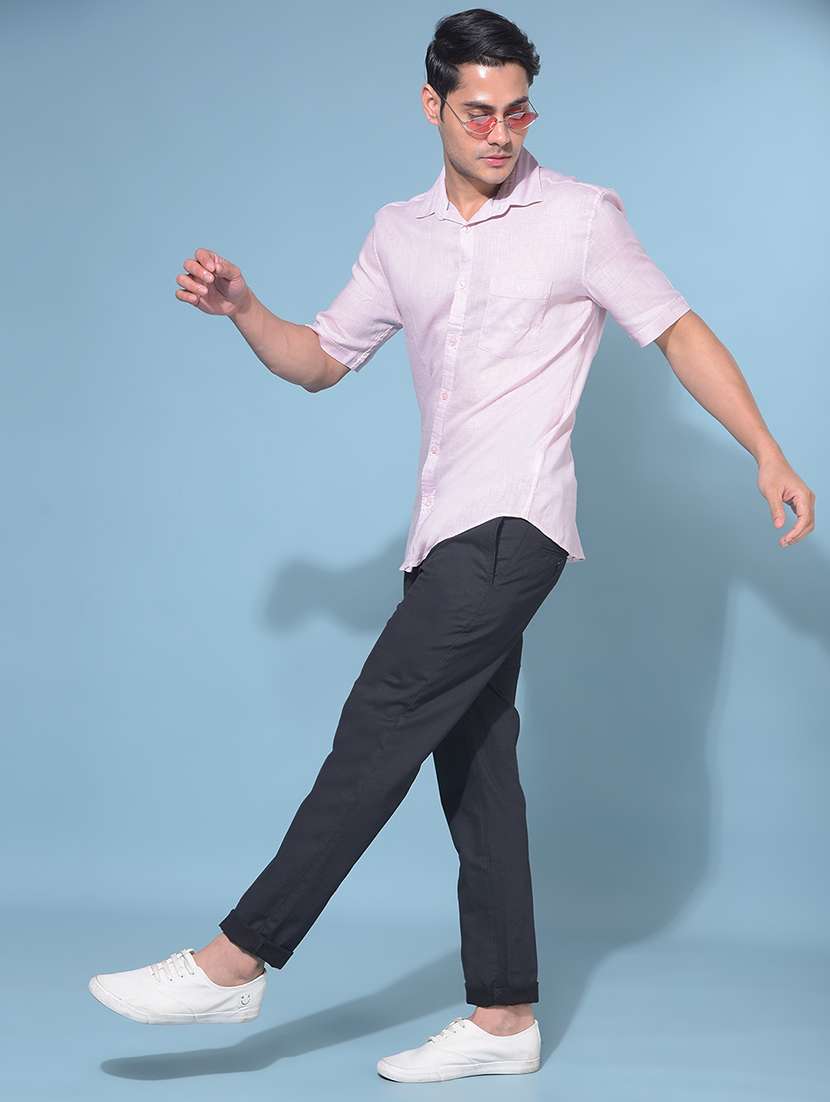 crimsoune club men's rosewater linen shirt - 21109012 - Standard Image - 5
