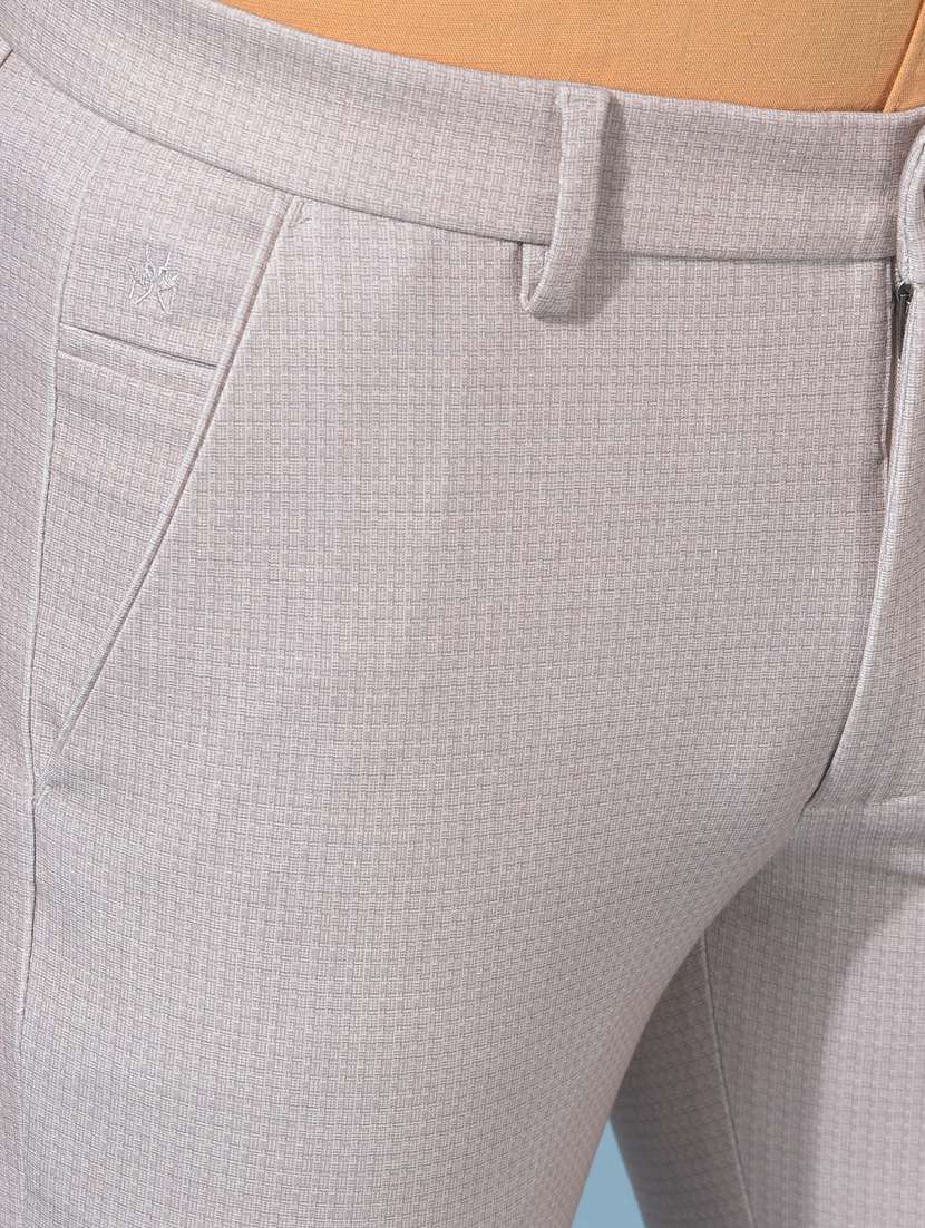 men mid rise chinos casual trouser - 21109521 -  Standard Image - 5