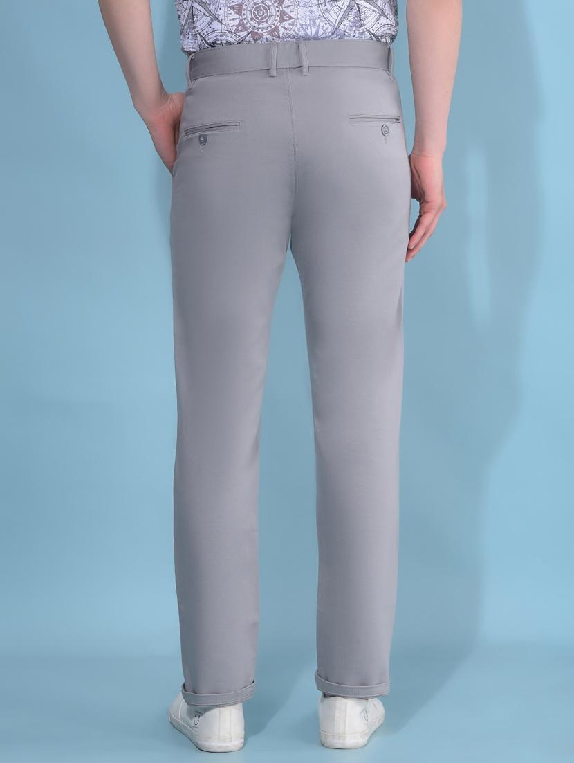 men mid rise chinos casual trouser - 21109525 - Standard Image - 3
