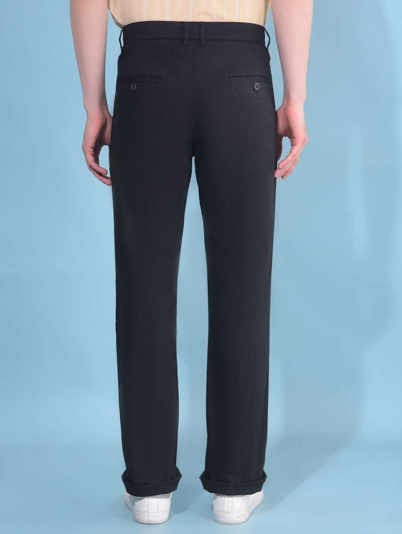 men mid rise chinos casual trouser - 21109529 -  Standard Image - 3