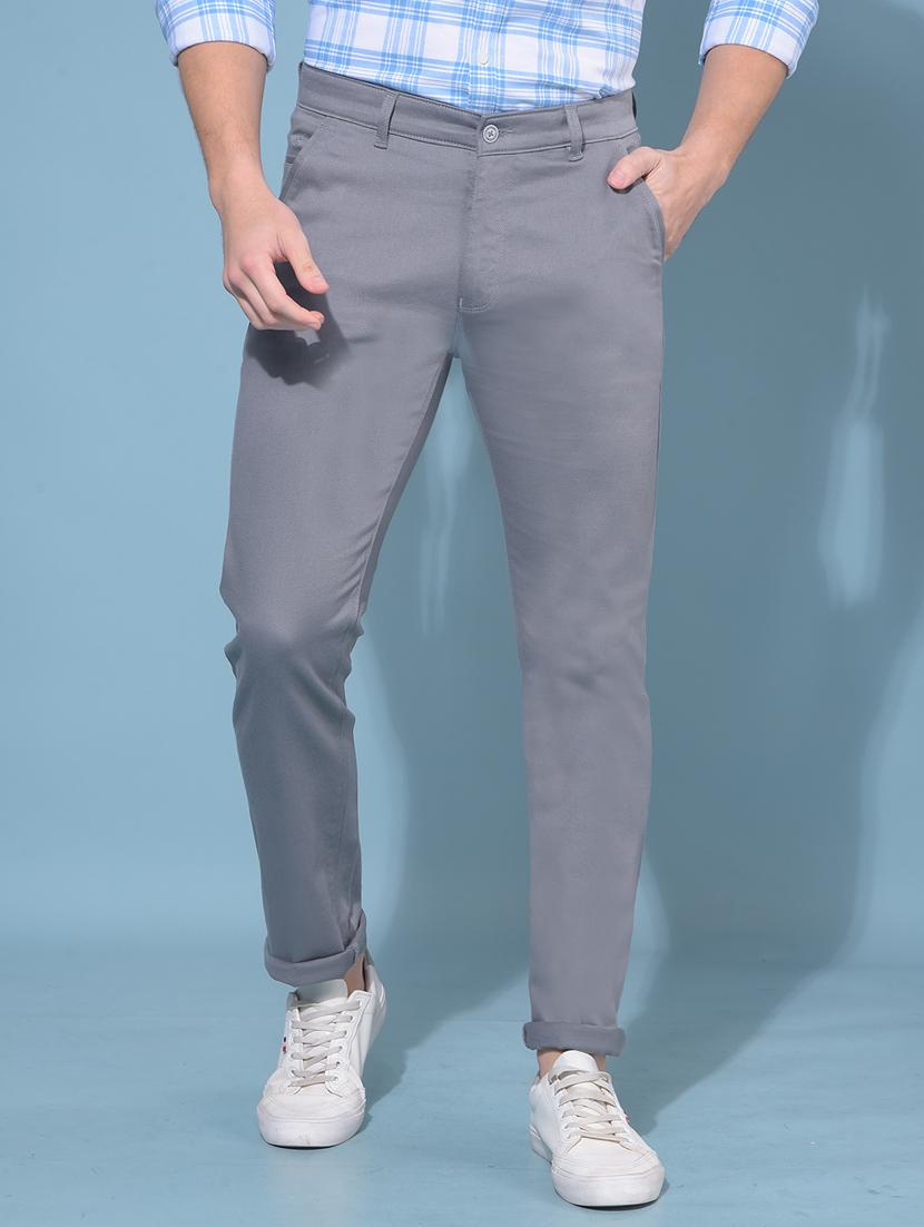 men mid rise chinos casual trouser - 21109590 - Zoom Image - 0