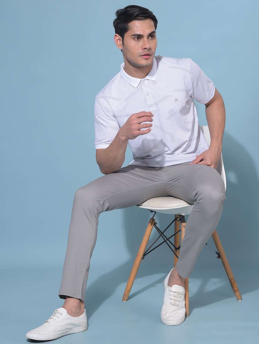 men polo neck printed t-shirt - 21109765 -  Standard Image - 3