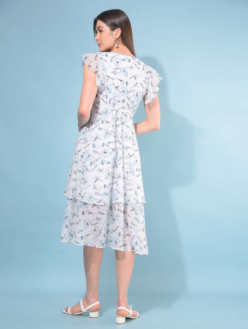 women floral print layered dress - 21109908 -  Standard Image - 3