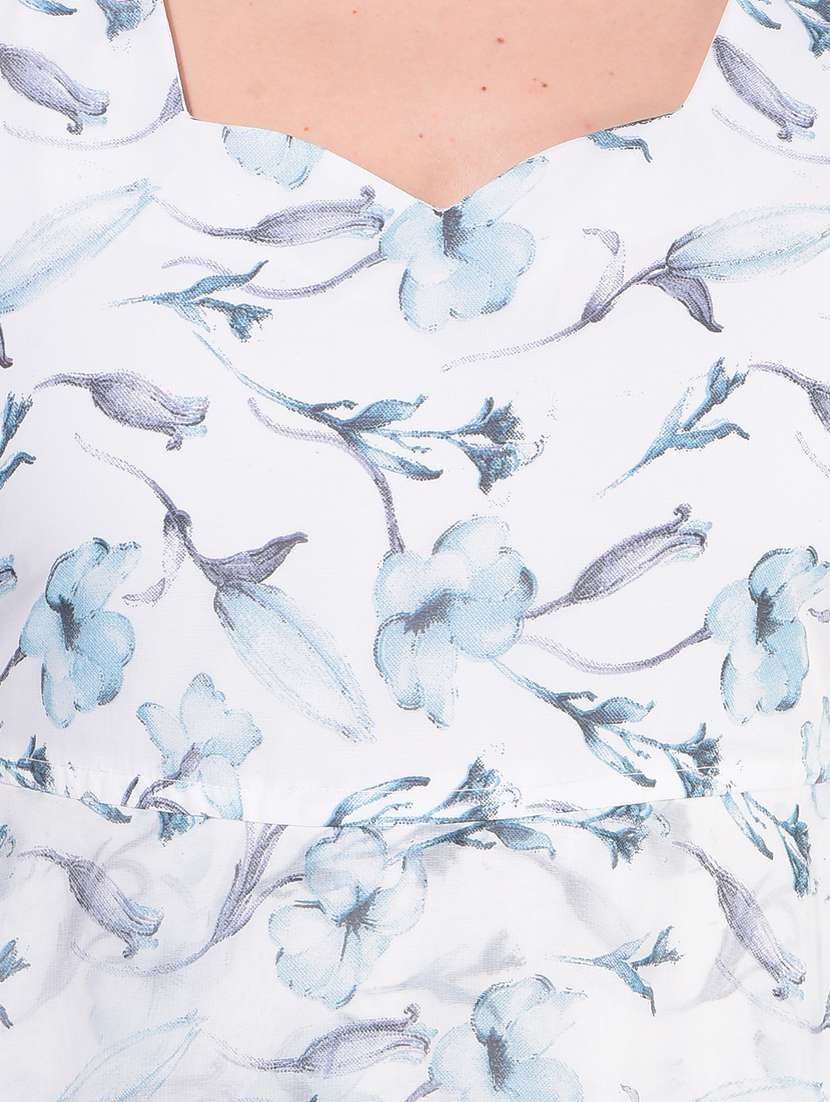 women floral print layered dress - 21109908 -  Standard Image - 5