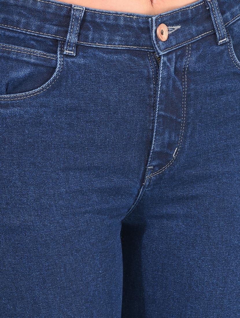 women solid plain bootcut jean - 21110019 - Standard Image - 5
