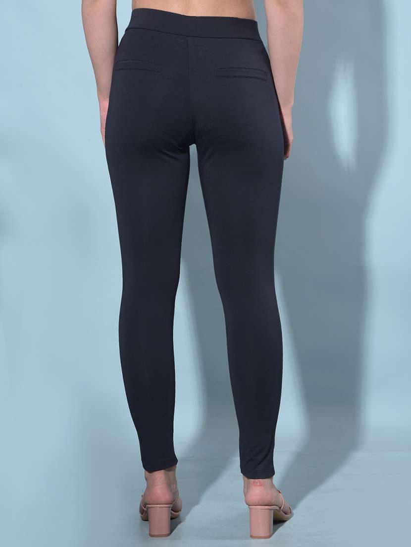 women solid mid rise jegging - 21111081 -  Standard Image - 3