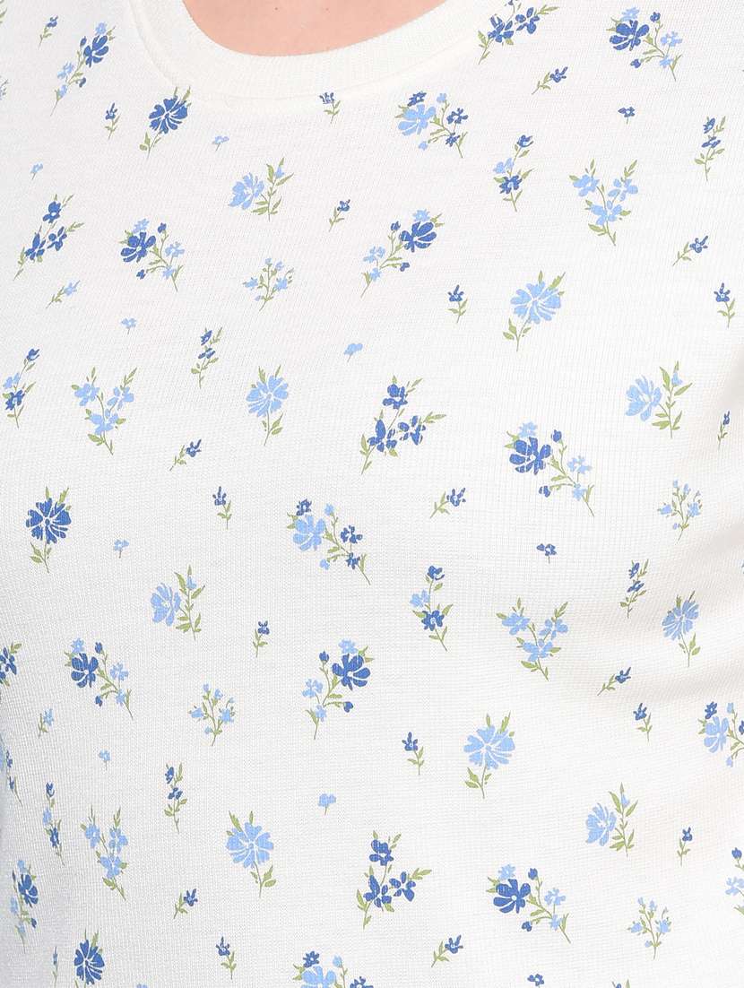 women short sleeves all over print t-shirt - 21111285 -  Standard Image - 5