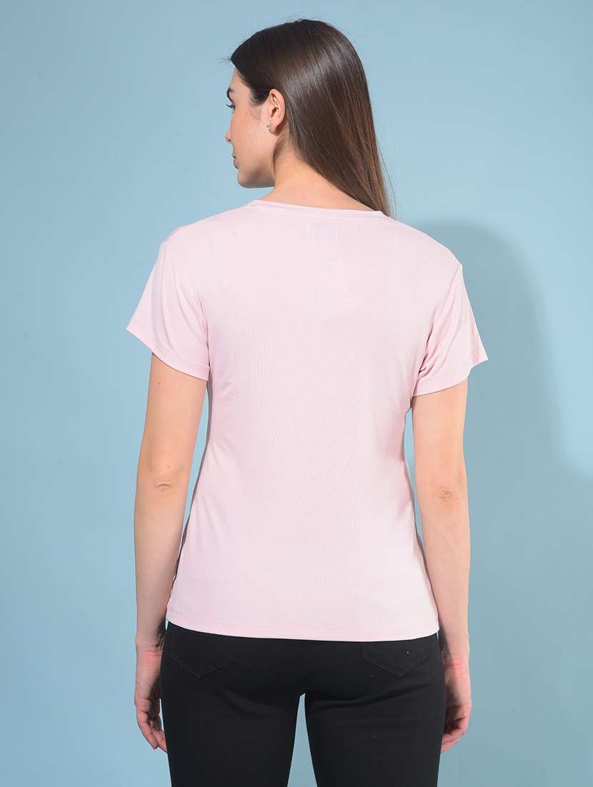 women short sleeves front t-shirt - 21111286 - Standard Image - 3