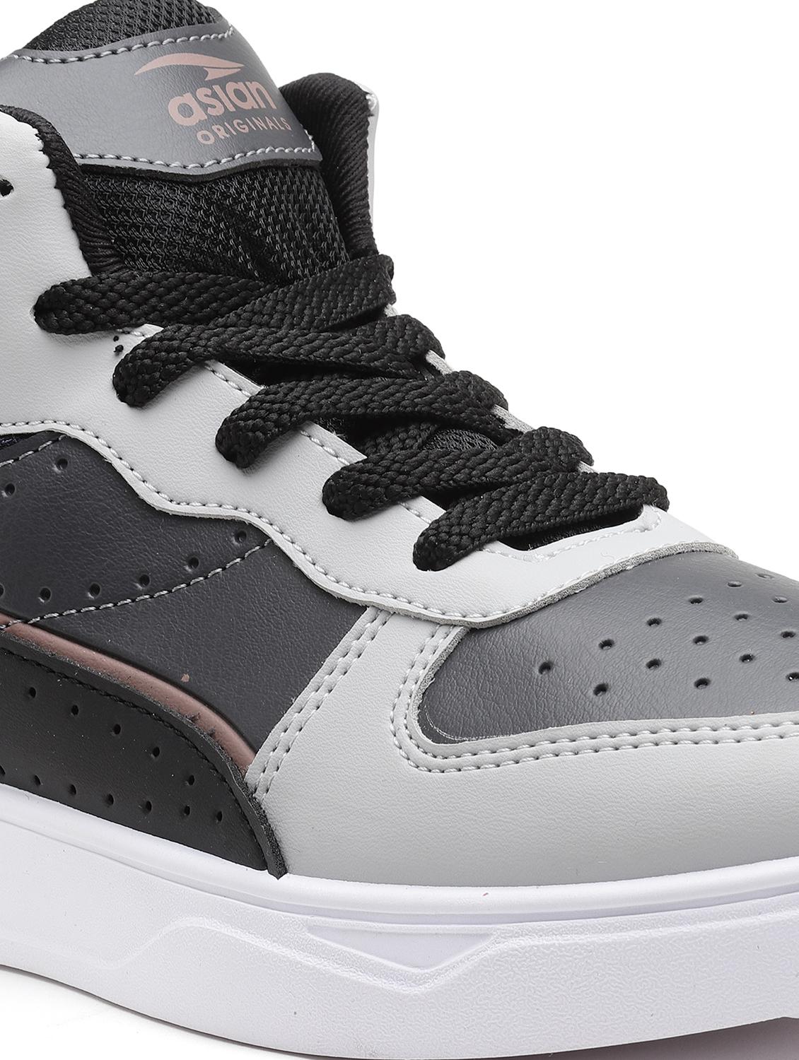 men grey lace up sneakers - 21113365 - Standard Image - 5