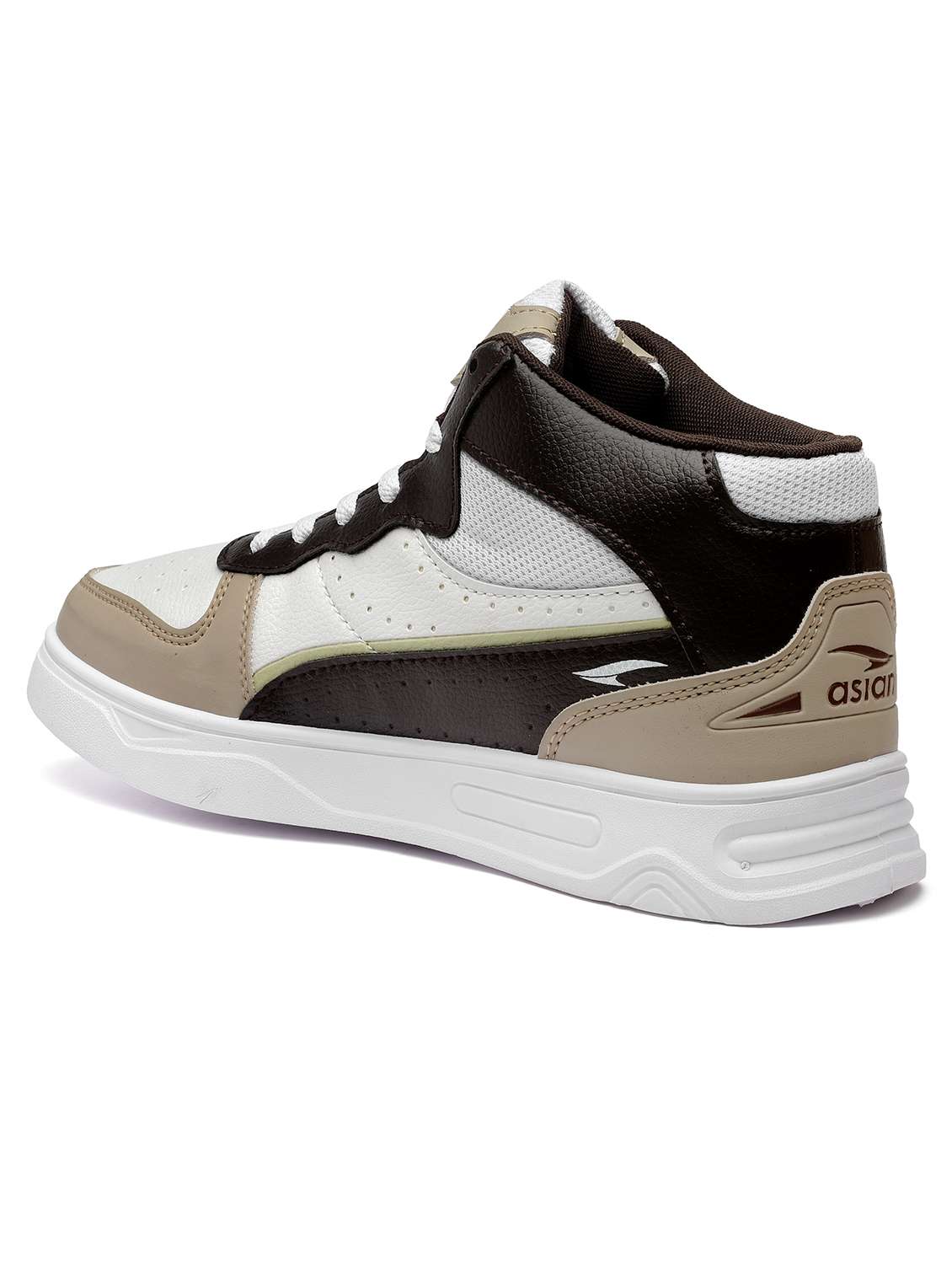 men beige lace up sneakers - 21113366 - Standard Image - 3