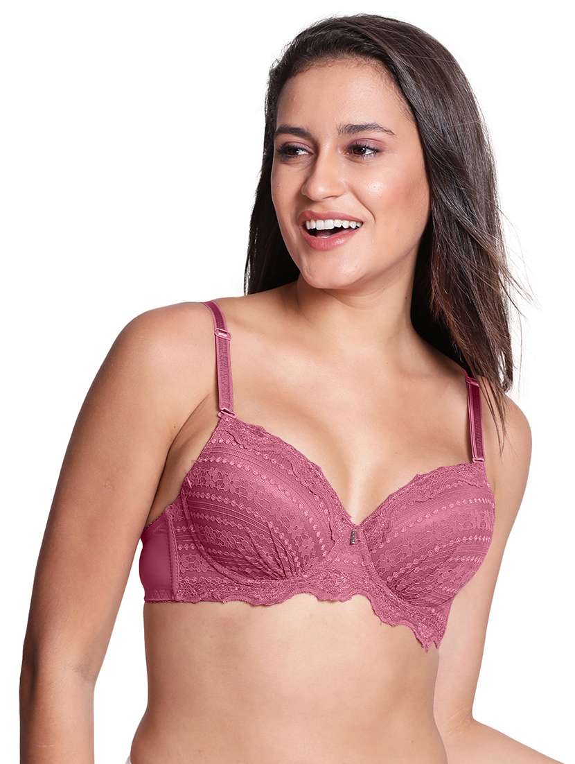 women lace detailed bra