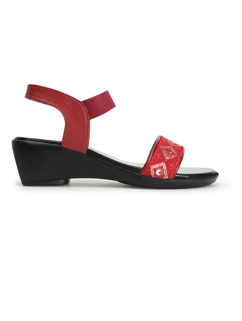women ankle strap wedge - 21128310 - Standard Image - 3