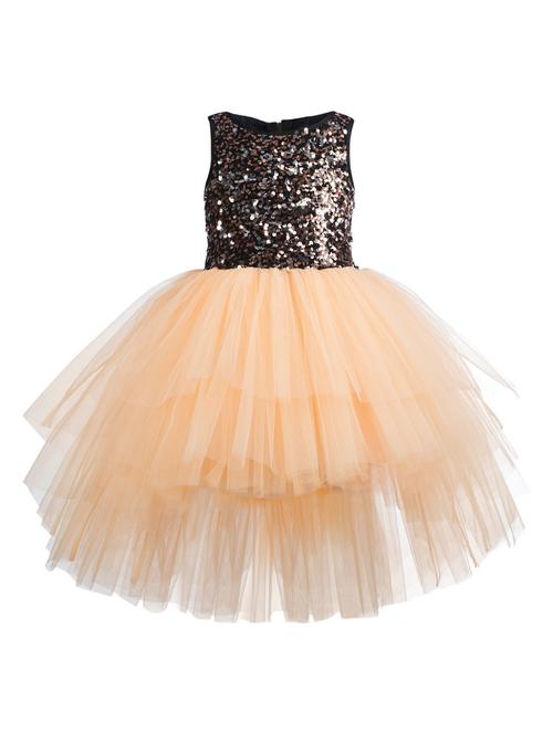 girls round neck net frock - 21128535 -  Standard Image - 0
