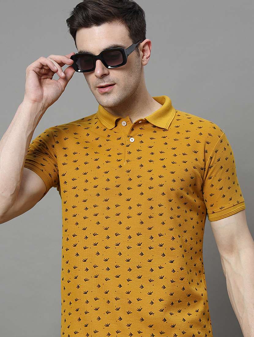 men printed polo t-shirt - 21128852 -  Standard Image - 3